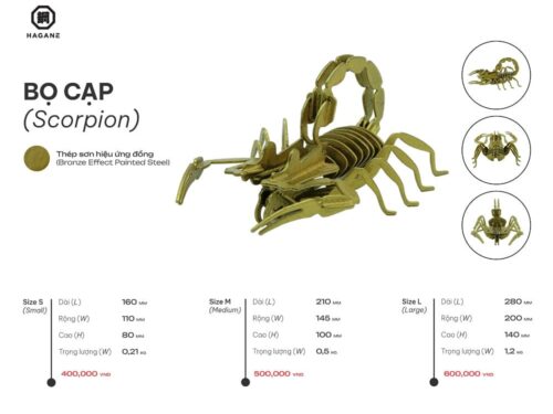 Bọ cạp- Thép sơn hiệu ứng đồng