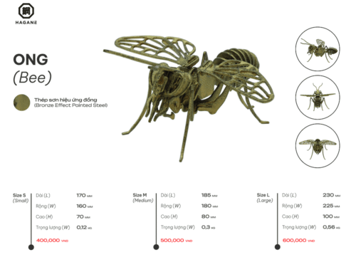 Ong- Thép sơn hiệu ứng đồng